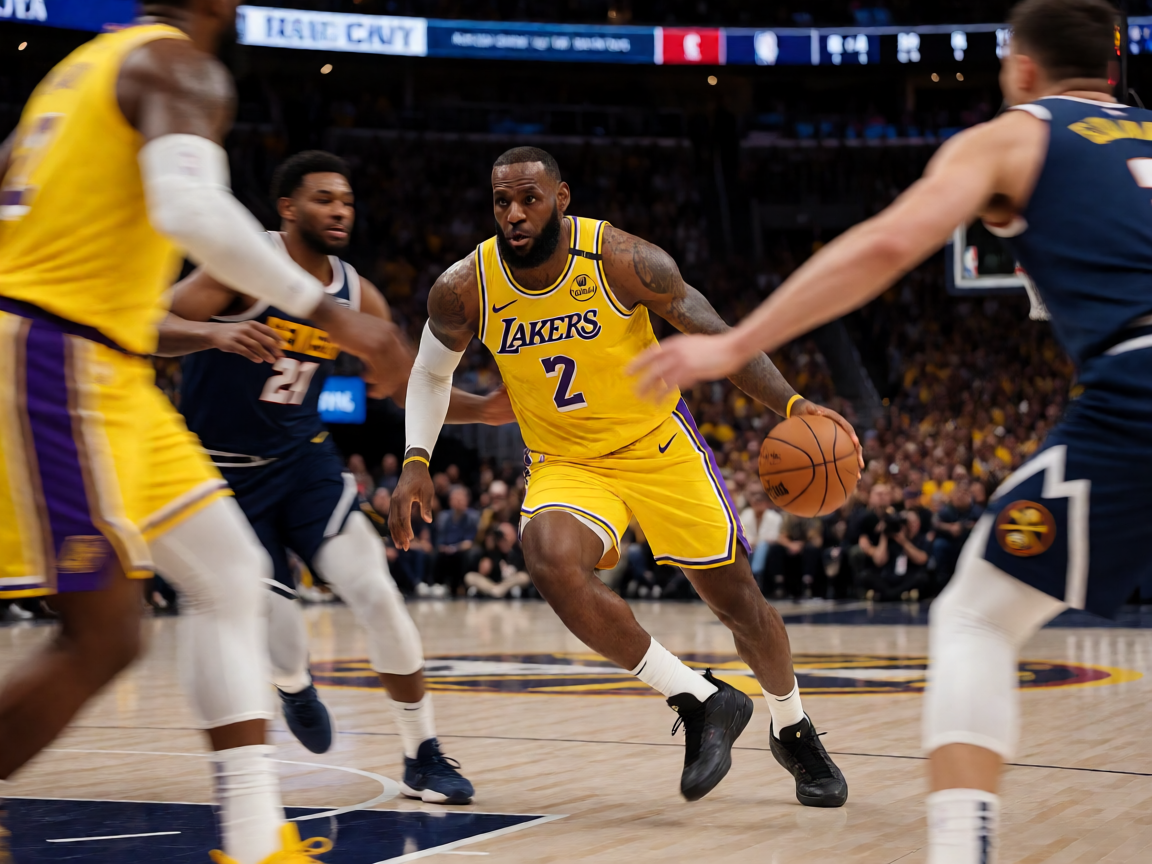 NBA季后赛激烈对抗场景